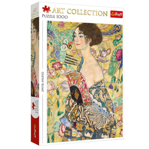 Пазлы "1000 Art Colection" - Gustav Klimt - Lady with fan 93756