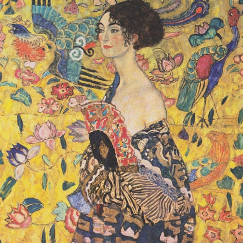 Пазлы "1000 Art Colection" - Gustav Klimt - Lady with fan 93756