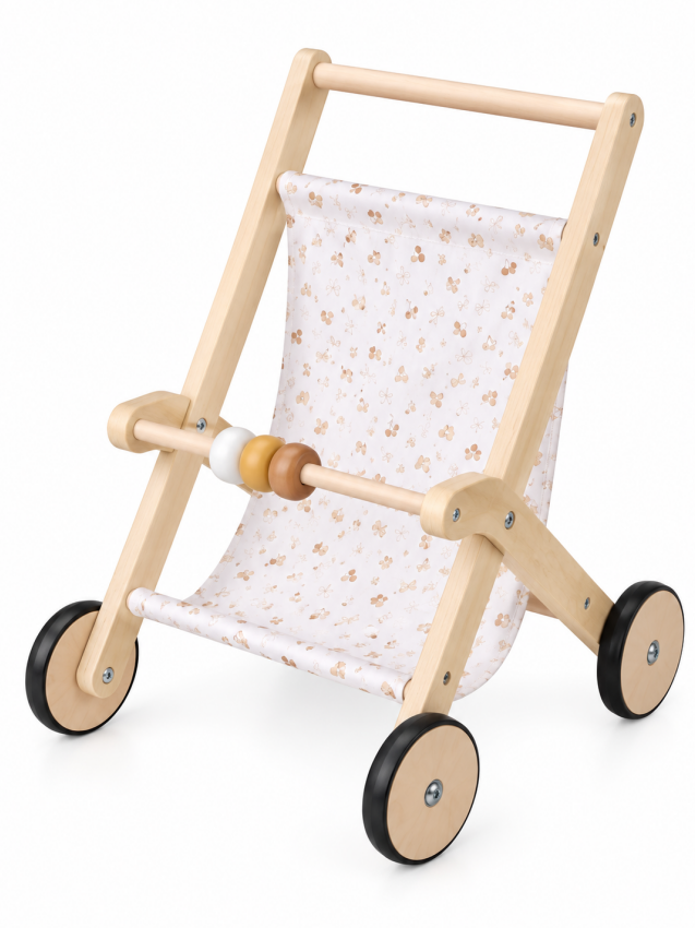 Carucior de papusi din lemn 34*46*49.5cm, W16E331B