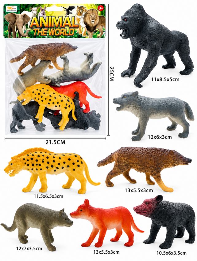 Set animale sălbatice 7 buc., 88-20A