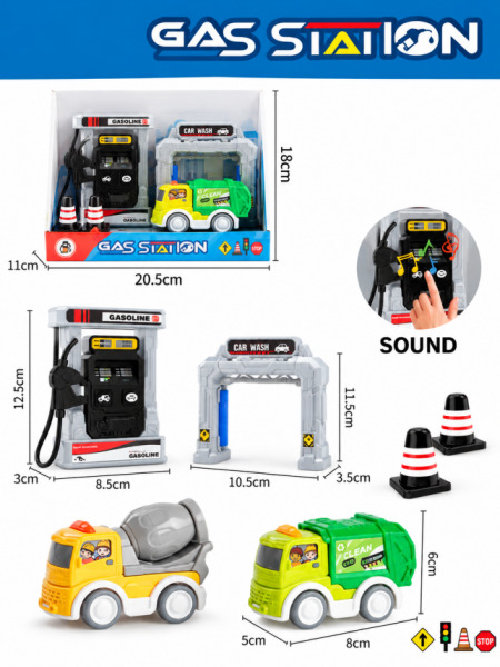 Set de joaca "Gas Station" Sanitation, TLD-7F