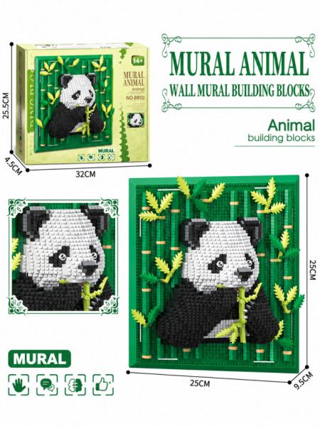 Constructor tablou Panda, 2448 piese, 8850