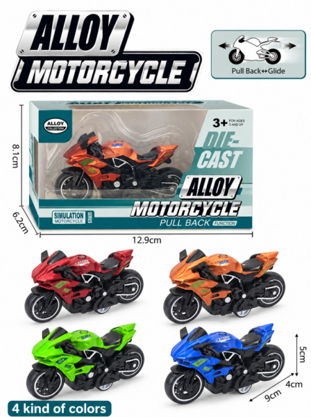 Motocicleta metalica, 818-10C
