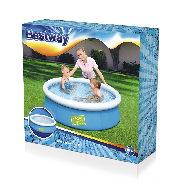 Bestway Детский надувной бассейн “Мой первый бассейн” 152х38 см, 477 Л, 2+ 57241