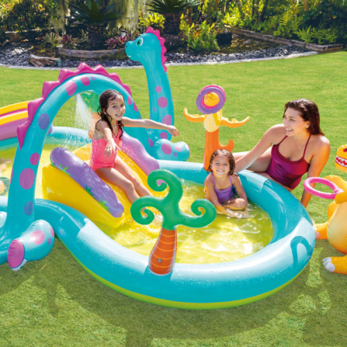 INTEX Надувной игровой центр “Динолэнд” 302x229x112 см, 290 л, до 81 кг, 2+ 57135