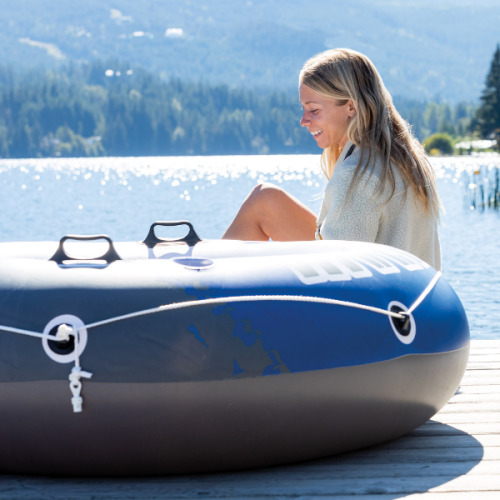 INTEX Надувной круг-кресло «River Run 1», диаметр 135 см, до 100 кг 56825