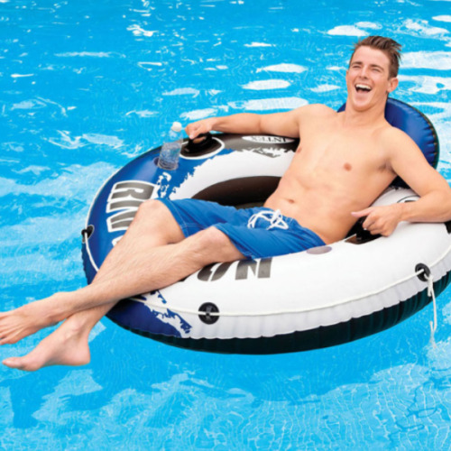 INTEX Надувной круг-кресло «River Run 1», диаметр 135 см, до 100 кг 56825