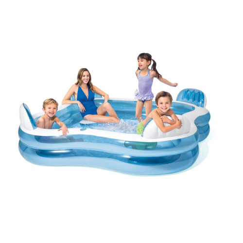 INTEX Семейный надувной бассейн 229x229x66 см, 990 Л, 3+ 56475