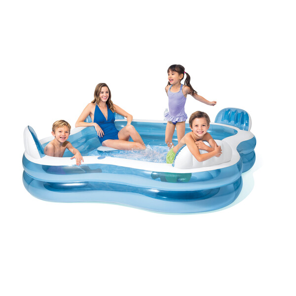INTEX Семейный надувной бассейн 229x229x66 см, 990 Л, 3+ 56475