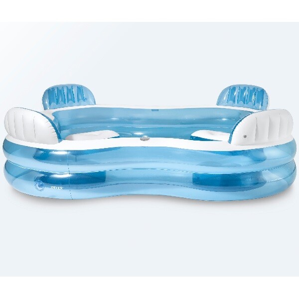 INTEX Семейный надувной бассейн 229x229x66 см, 990 Л, 3+ 56475