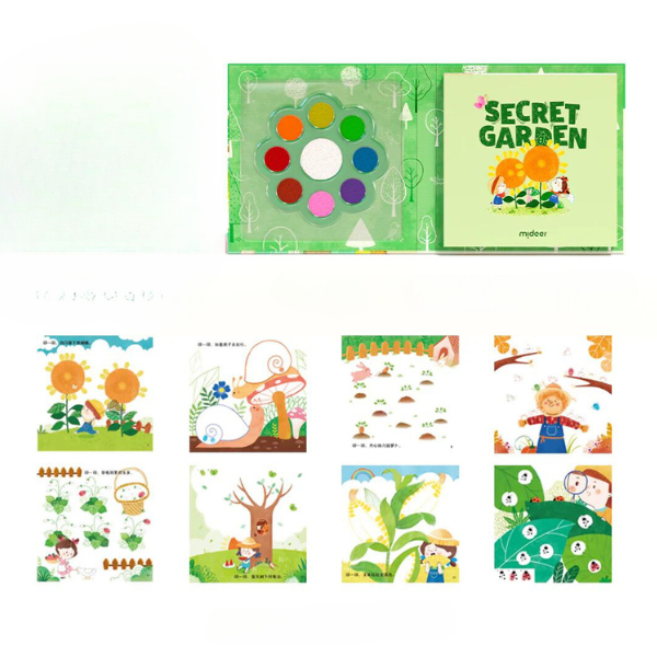 Set de Creație și Pictură cu Degetele „Grădina Secretă” CT1504