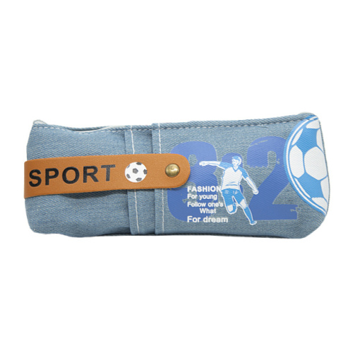 Пенал школьный Soccer, голубой 0451