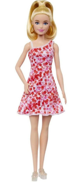 Кукла Barbie "Модница в платье с цветочным узором" HJT02