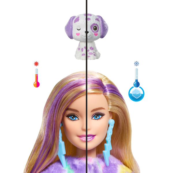 Кукла Barbie Cutie Reveal “Барби в плюшевом костюме далматинца” HRK41
