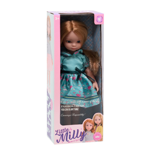 Кукла 30 см "Little Milly" в синем платье, 782014