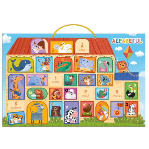 Магнитная игровая доска «Алфавит», (рум) 200296