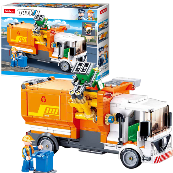 Set de construcție ”Mașină de gunoi”, 326 elem. B1066