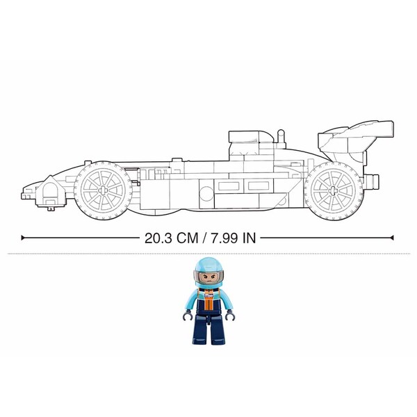 Конструктор RACING TEAM — Гоночный автомобиль 1:24, B0763