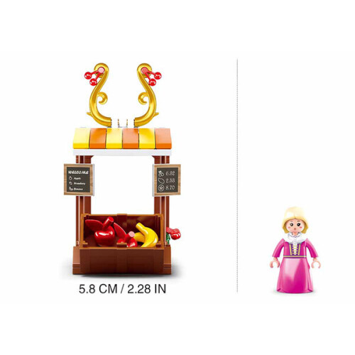 Set de construcție ”Magazin de fructe”, 99 elem. B0870