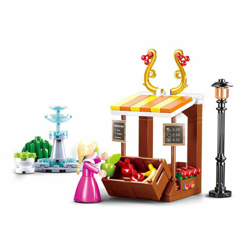 Set de construcție ”Magazin de fructe”, 99 elem. B0870