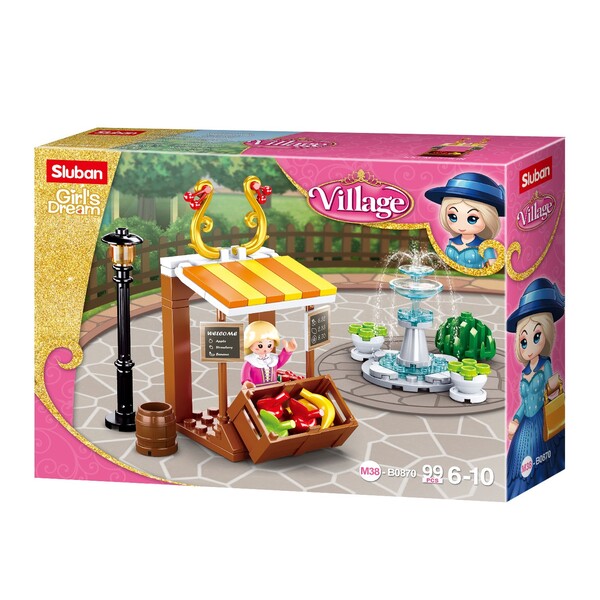 Set de construcție ”Magazin de fructe”, 99 elem. B0870
