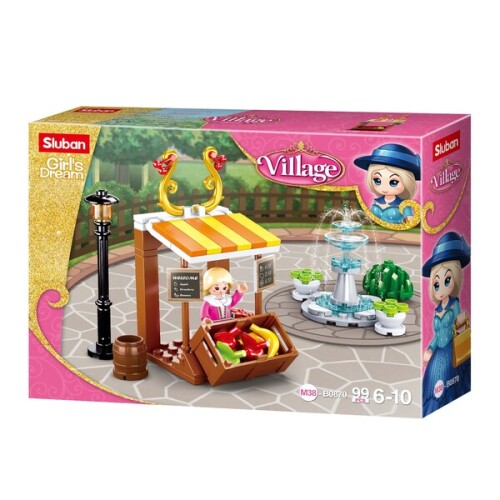 Set de construcție ”Magazin de fructe”, 99 elem. B0870
