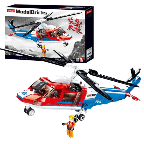Set de construcție ”Elicopter de salvare”, 402 elem. B0886