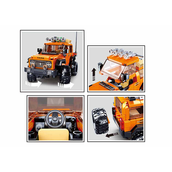 Set de construcție „SUV american Bronx”, 302 elem. B1013