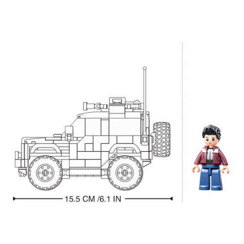 Set de construcție „SUV american Bronx”, 302 elem. B1013