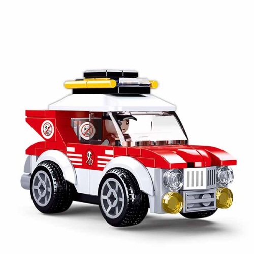Set de construcție ”Mașină de raliu” cu inerție, 88 elem. B1083