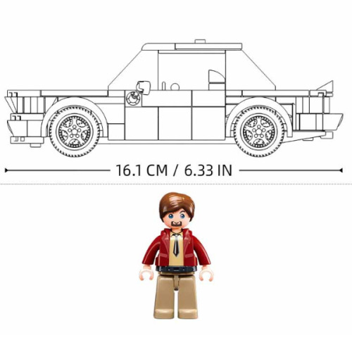 Конструктор “Классический автомобиль 2002”, 277 элем. B1126
