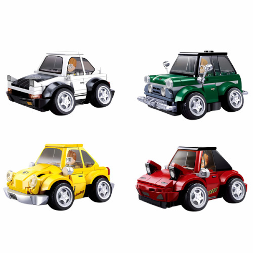 Set de construcție „Mașină de uz zilnic”, 4 modele, de la 156 pînă la 169 elem. B1206