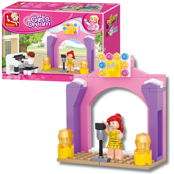 Set de construcție ”Scena”, 109 elem. B0521