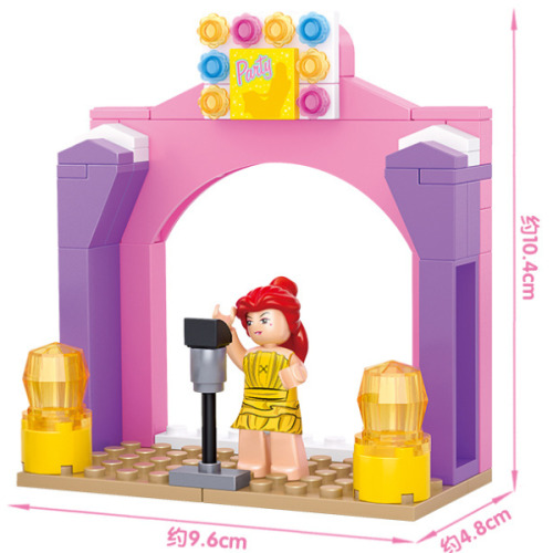 Set de construcție ”Scena”, 109 elem. B0521