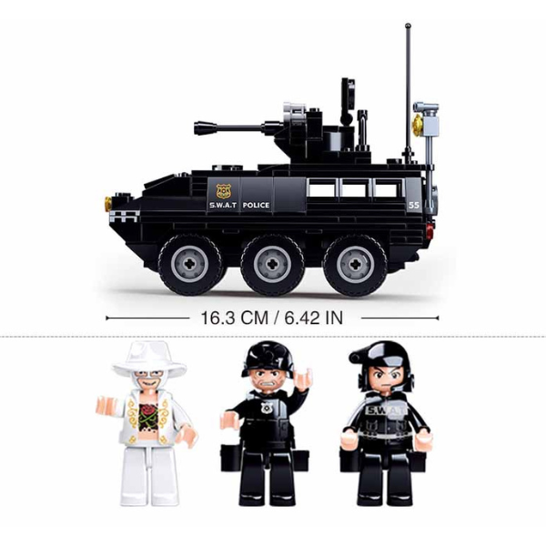 Set de construcție ”Vehicul blindat”, 324 elem. B0655