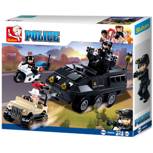 Set de construcție ”Vehicul blindat”, 324 elem. B0655