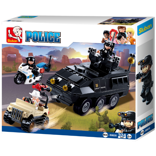 Set de construcție ”Vehicul blindat”, 324 elem. B0655