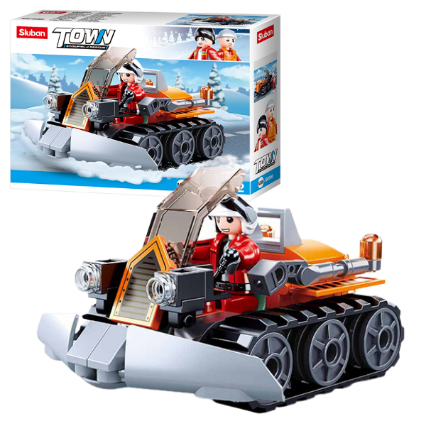 Set de construcție „ATV pentru deszăpezire”, 82 elem B0950
