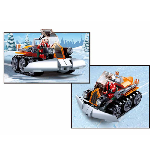 Set de construcție „ATV pentru deszăpezire”, 82 elem B0950