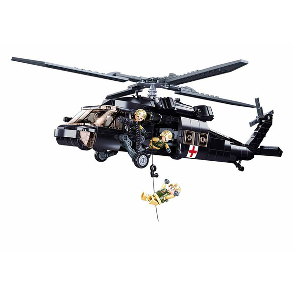 Set de construcție „Elicopter medical al armatei SUA”, 692 elem. B1012