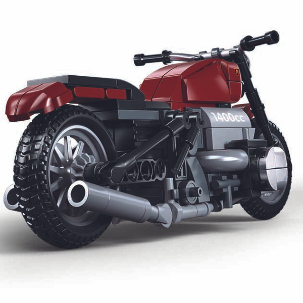 Set de construcție „Motocicleta R18MS”, scara 1:12, 222 elem. B1131