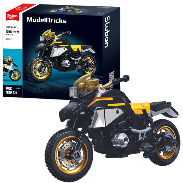 Конструктор “Мотоцикл R1250 MS”, масштаб 1:12, 200 элем. B1132