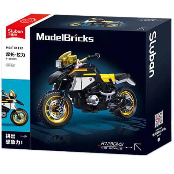 Конструктор “Мотоцикл R1250 MS”, масштаб 1:12, 200 элем. B1132