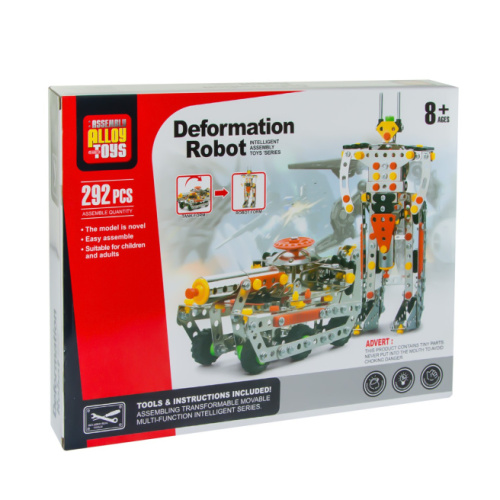 Конструктор метал. "Deformation Robot" 292 дет. 108612