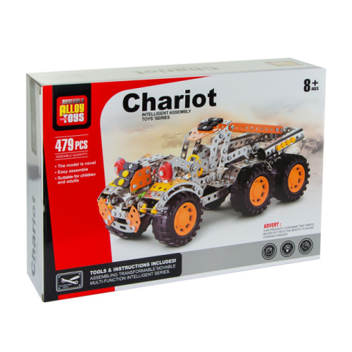 Конструктор метал. "Chariot" 479 дет. 108620