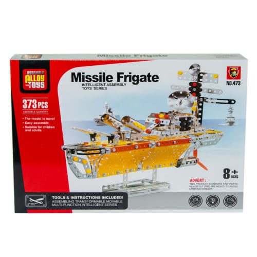 Конструктор метал. "Missile Frigate" 373 дет. 108626