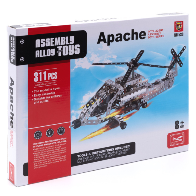 Конструктор метал. "Apache" 311 дет. 154625
