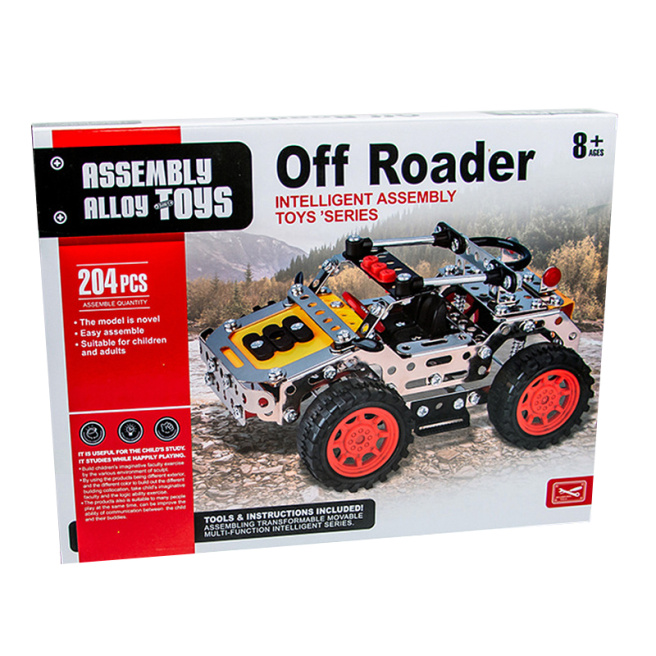 Конструктор метал. "Off Roader" 204 дет. 173008