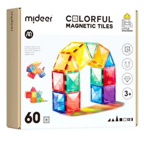 Магнитный разноцветный конструктор, 60 шт. CT1210