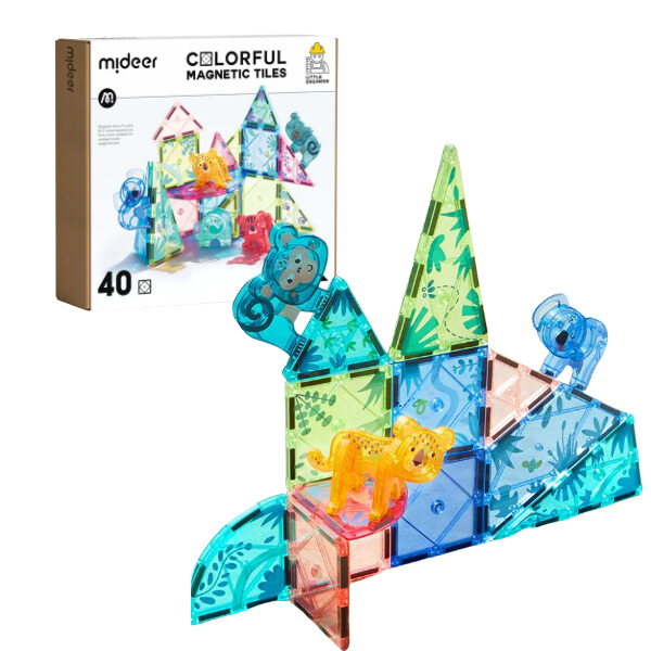 Set de construcție magnetic „Pădurea magică”, 40 elem. CT6399